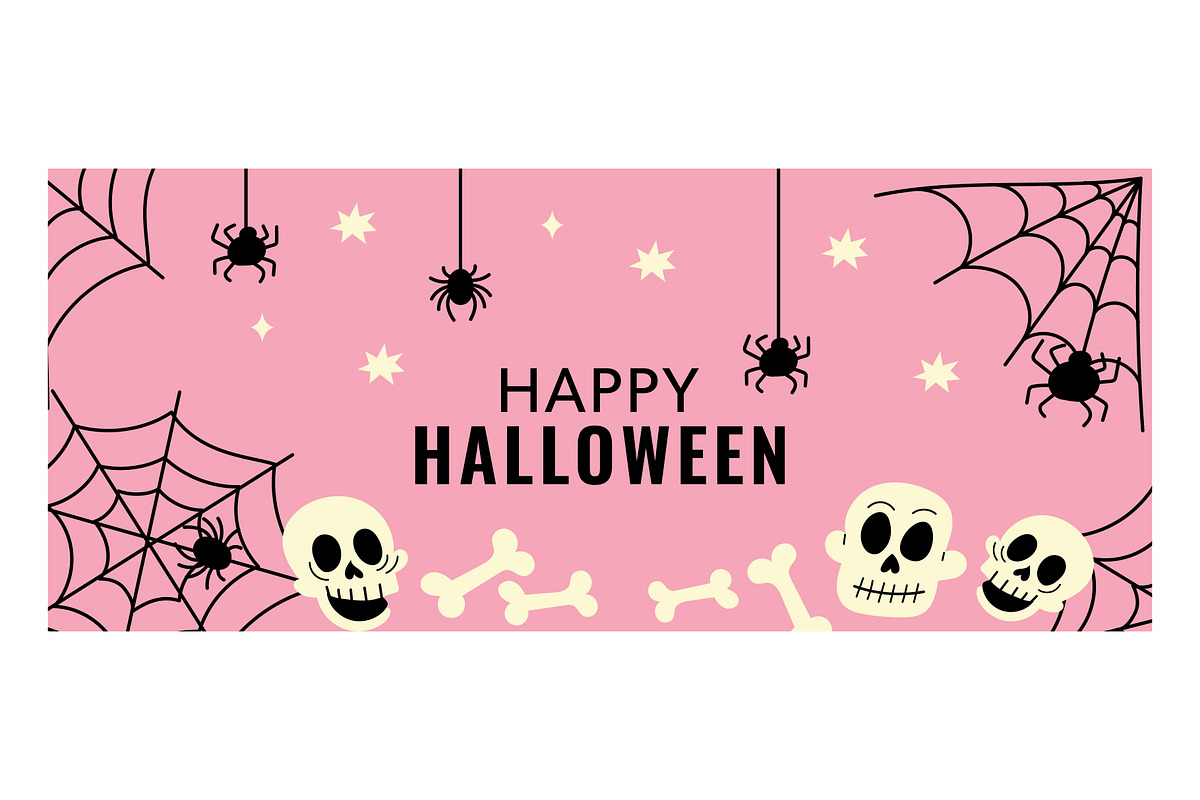 Retro Halloween Vector Set, a Seasonal Illustration by Idressart (Photo 5 of 5)