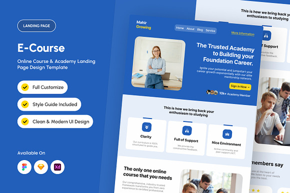 Mahir - Education Landing Page preview 6