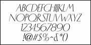 Evening Dress JNL, a Sans Serif Font by Jeff Levine Fonts (Thumbnail 5 of 5)