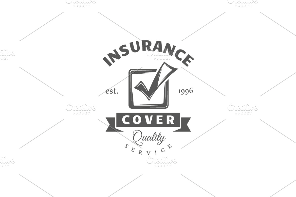 9 Insurance logo templates Vol.2, a Branding & Logo Template by Art Design