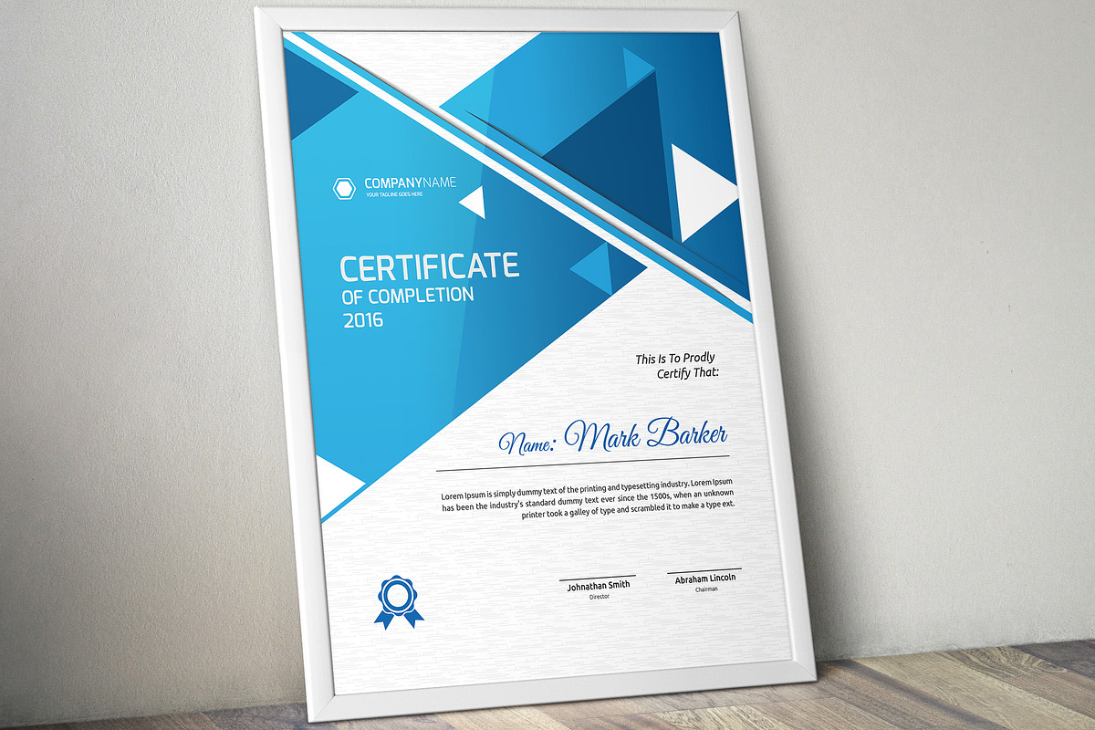 Certificate Word | PSD | AI, a Stationery Template by Curve Design (Photo 2 of 3)