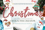 52in1 Whole Shop Bundle Watercolor, an Animal Illustration by Catherine Wheel (Thumbnail 10 of 28)