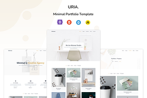 Uria - Minimal Portfolio Template