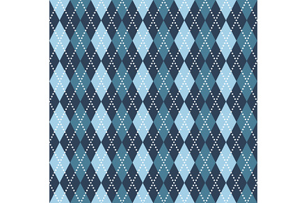 Argyle seamless pattern in cold, an Illustration by Barsuk's Shop