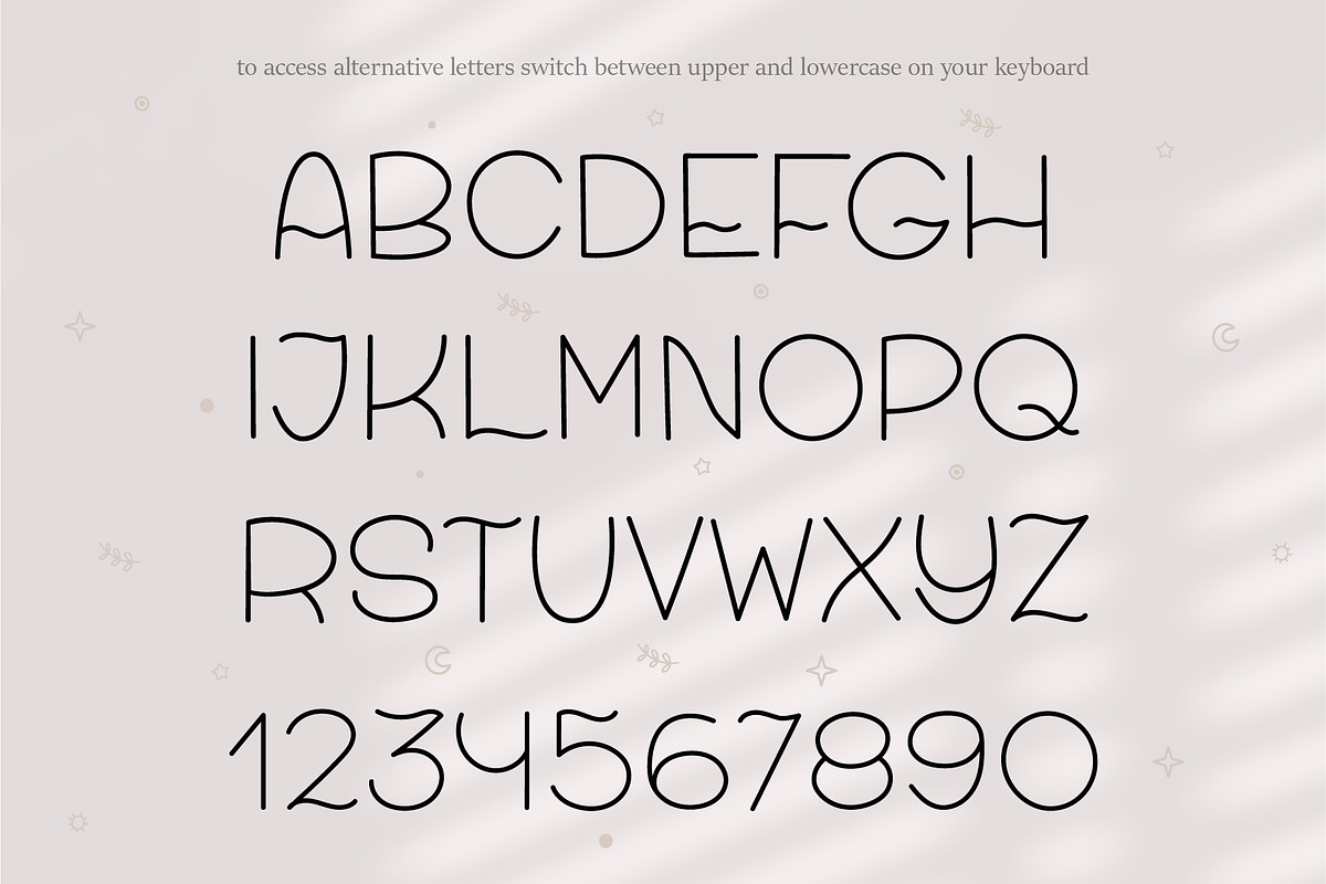 Boho Flow font and symbols, a Sans Serif Font by DearLetters (Photo 5 of 11)