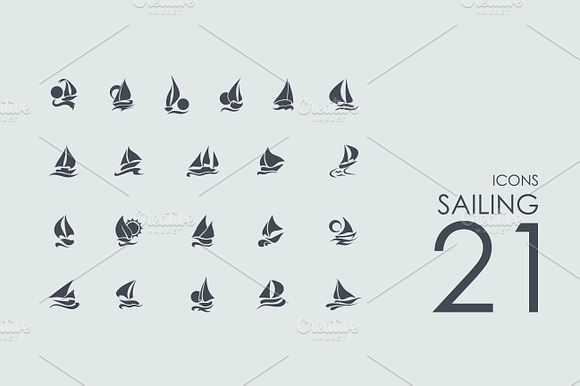 21 Sailing Icons
