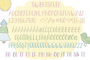 Sweetstuff Typeface Bonus Doodles