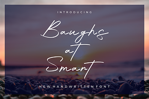 Baughs At Smart - Font
