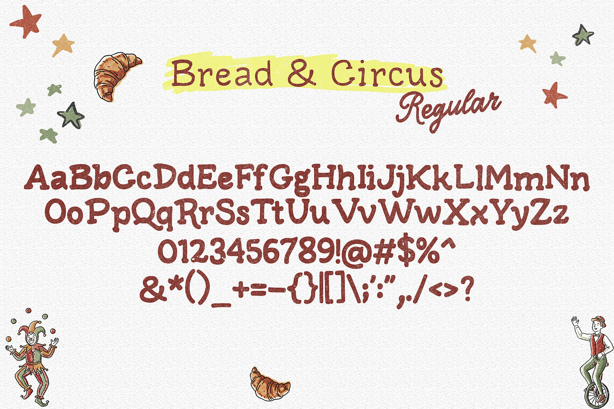 Bread And Circus | Artistic Font Duo, a Handwritten Font by deadlock studio (Photo 9 of 12)