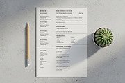 Minimalist Web Developer Resume, a Resume Template by SmmrDesign (Thumbnail 3 of 5)