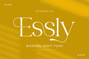 Essly Serif Font, a Serif Font by Idea Studio (Thumbnail 1 of 11)
