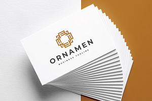 Ornamen - Letter O Logo