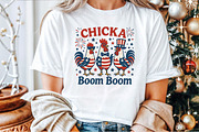 Patriotic Chicken USA 4th of July Me, an Illustration by Sublimation Artist (Thumbnail 5 of 9)