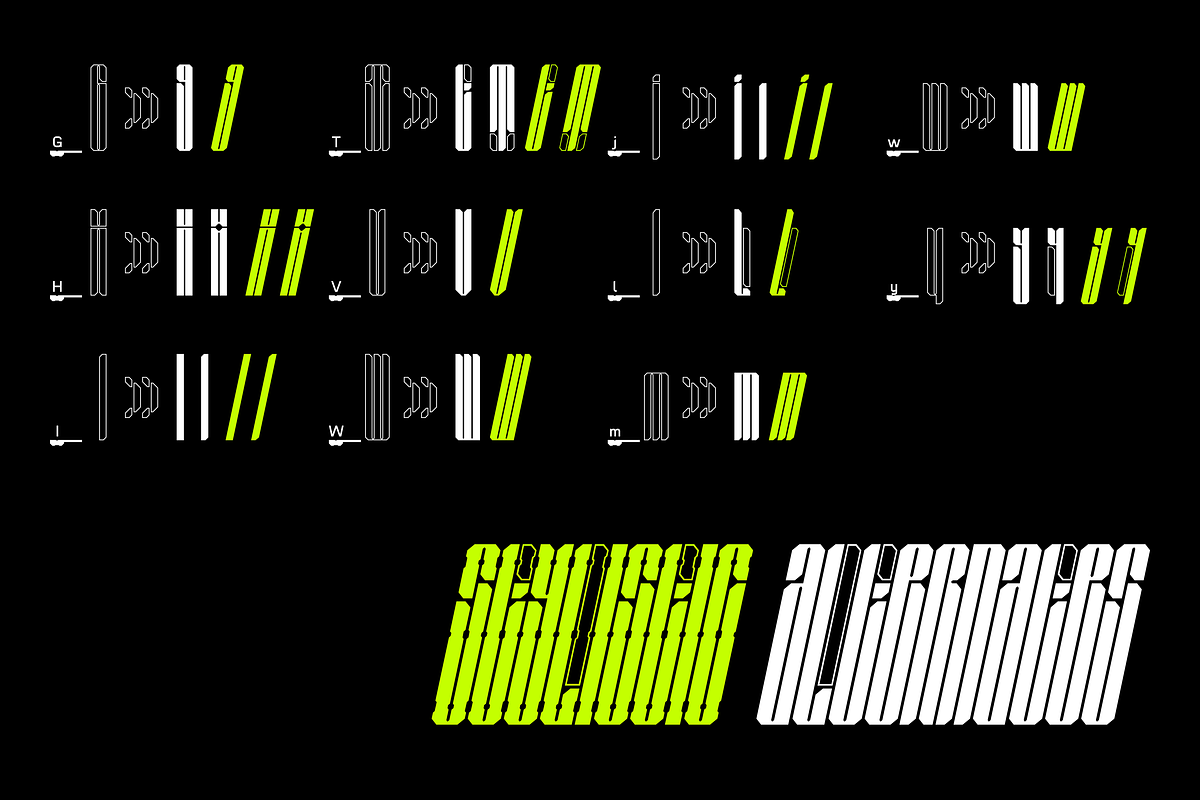 SEGAPUNK EXTENDED FONT FAMILY, a Symbol Font by Font For Zula™ (Photo 10 of 14)