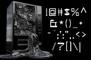 ChromeKid - Futuristic Y2K Font, a Sans Serif Font by HipFonts (Thumbnail 3 of 8)