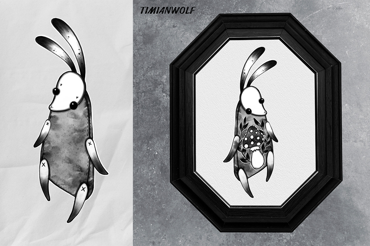 Cute forest friends - 35 PNG set, an Animal Illustration by timianwolf (Photo 4 of 10)