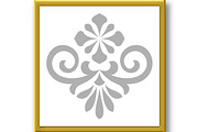 Damask graphic ornament. Floral, an Illustration by RODINA (Thumbnail 3 of 3)