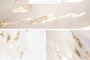 Christmas Gold Foil Backgrounds