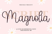 Magnolia, a Handwritten Font by InermediaSTUDIO (Thumbnail 1 of 8)