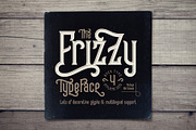 Frizzy vintage font, a Symbol Font by Gleb Guralnyk (Thumbnail 1 of 8)