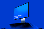 Display Monitor Mockup Set, a Mac Mockup by Creative Instagram shop (Thumbnail 6 of 6)