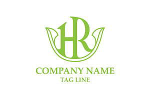 HR Fashion logo Template Editable
