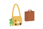Luggage, baggage, travel bags set, an Object Illustration by Good Studio (Thumbnail 4 of 5)