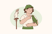 Zoologists Illustration, an Object Graphic by Jump Studio (Thumbnail 7 of 14)