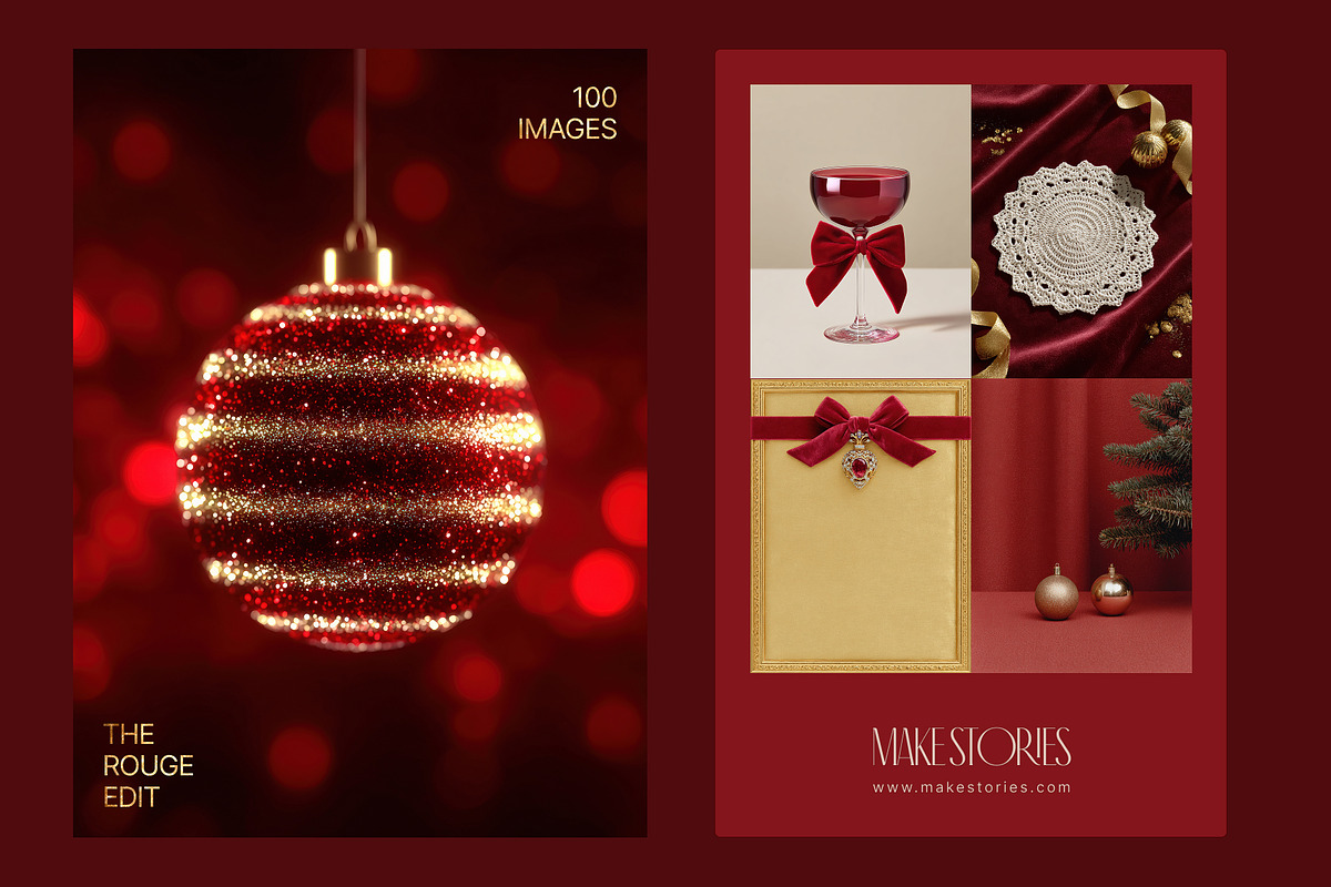 Luxury Holiday Red Background Images, a Holiday Photo by Make Stories Studio (Photo 7 of 8)
