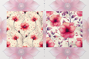 Whispers Of Pink Seamless Patterns