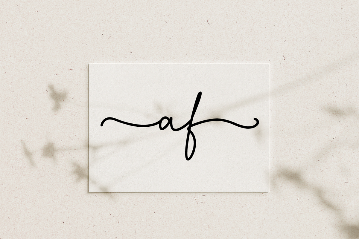 Monogram - AF - Logo, a Branding & Logo Template by Studio De Preter (Photo 2 of 3)