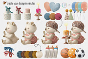 Teddy bear, an Illustration by TanyaSchuka (Thumbnail 3 of 5)