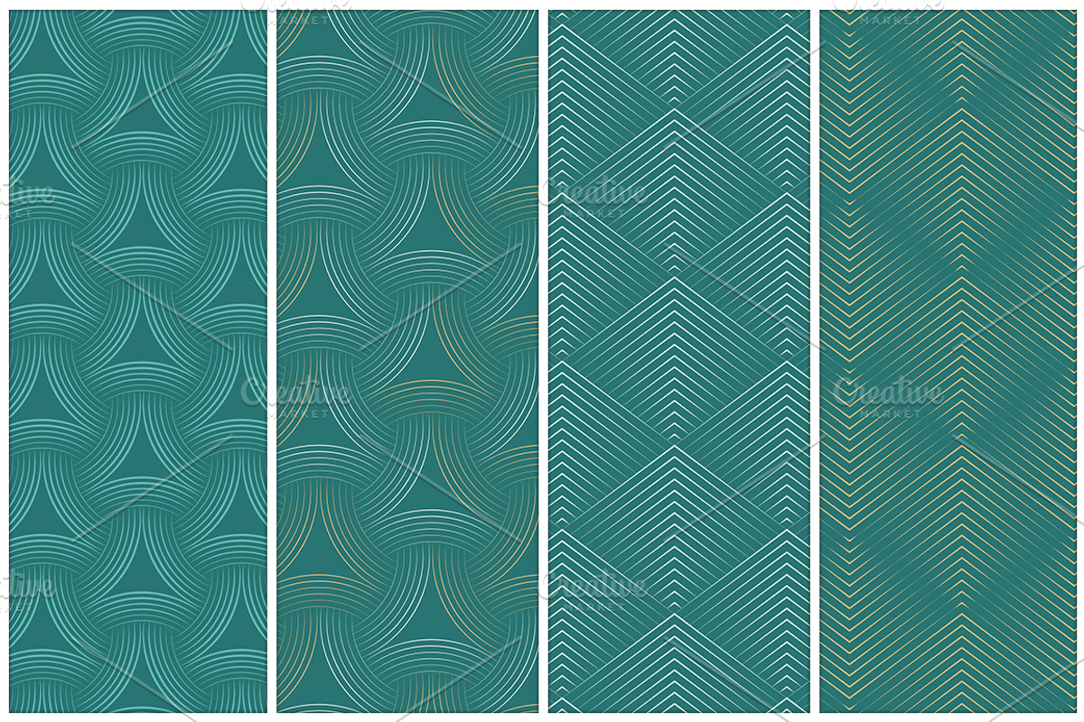 12 Seamless Geometric Patterns preview 3