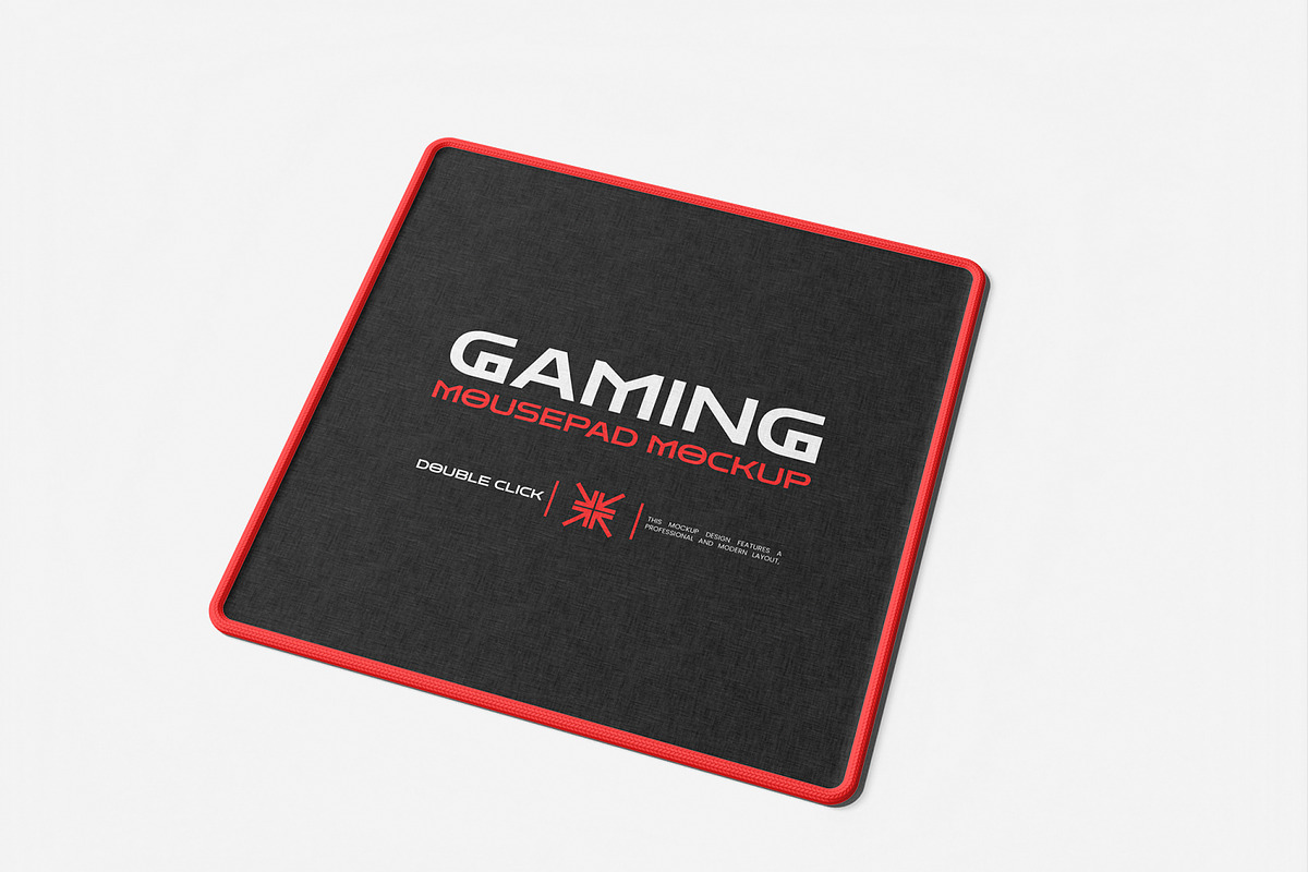 Gaming Mousepad Mockup, a Merchandise Mockup by Unerispace (Photo 5 of 5)