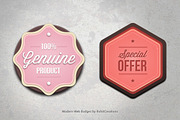 Modern Web Badges, an Object Graphic by WellMadePixel (Thumbnail 2 of 5)