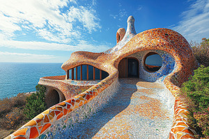 Unique coastal architecture showcase, a Photo by Tanuart