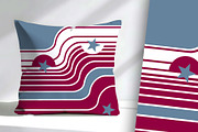 Sporty Wine and Grey Stripe, a Background Graphic by Sharon Schwalbe (Thumbnail 3 of 6)