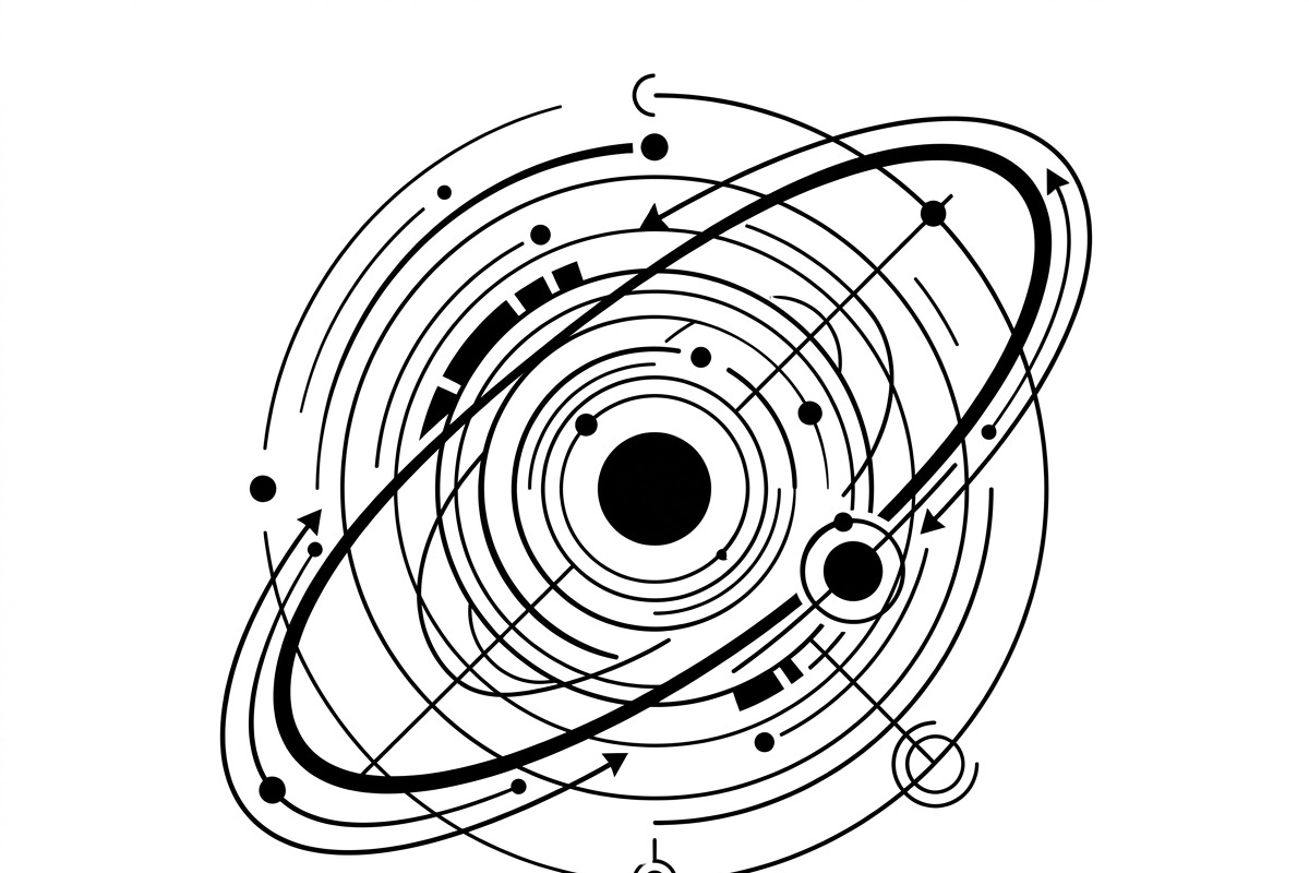 60 Planet Orbit Abstract Silhouette, an Empty State Illustration by Amazin_art (Photo 13 of 17)