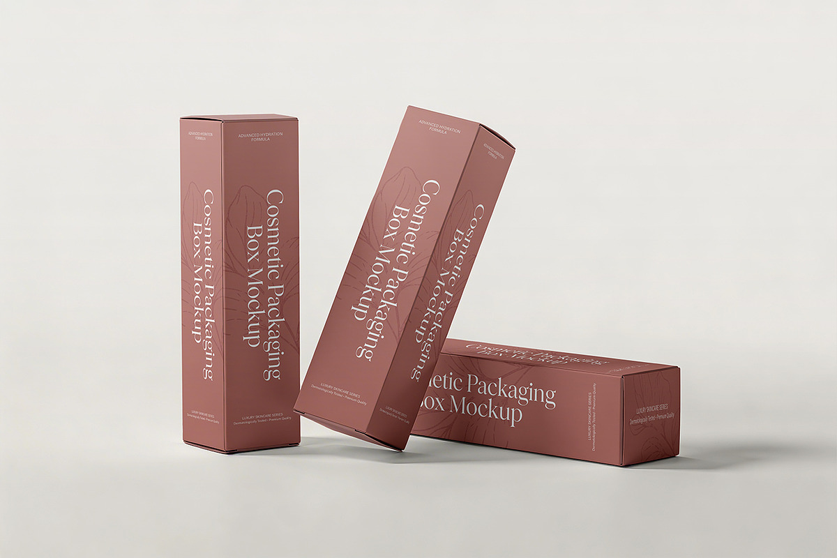 Cosmetic Packaging Box Mockup, a Product Mockup by Pitchlook.Studio (Photo 3 of 4)