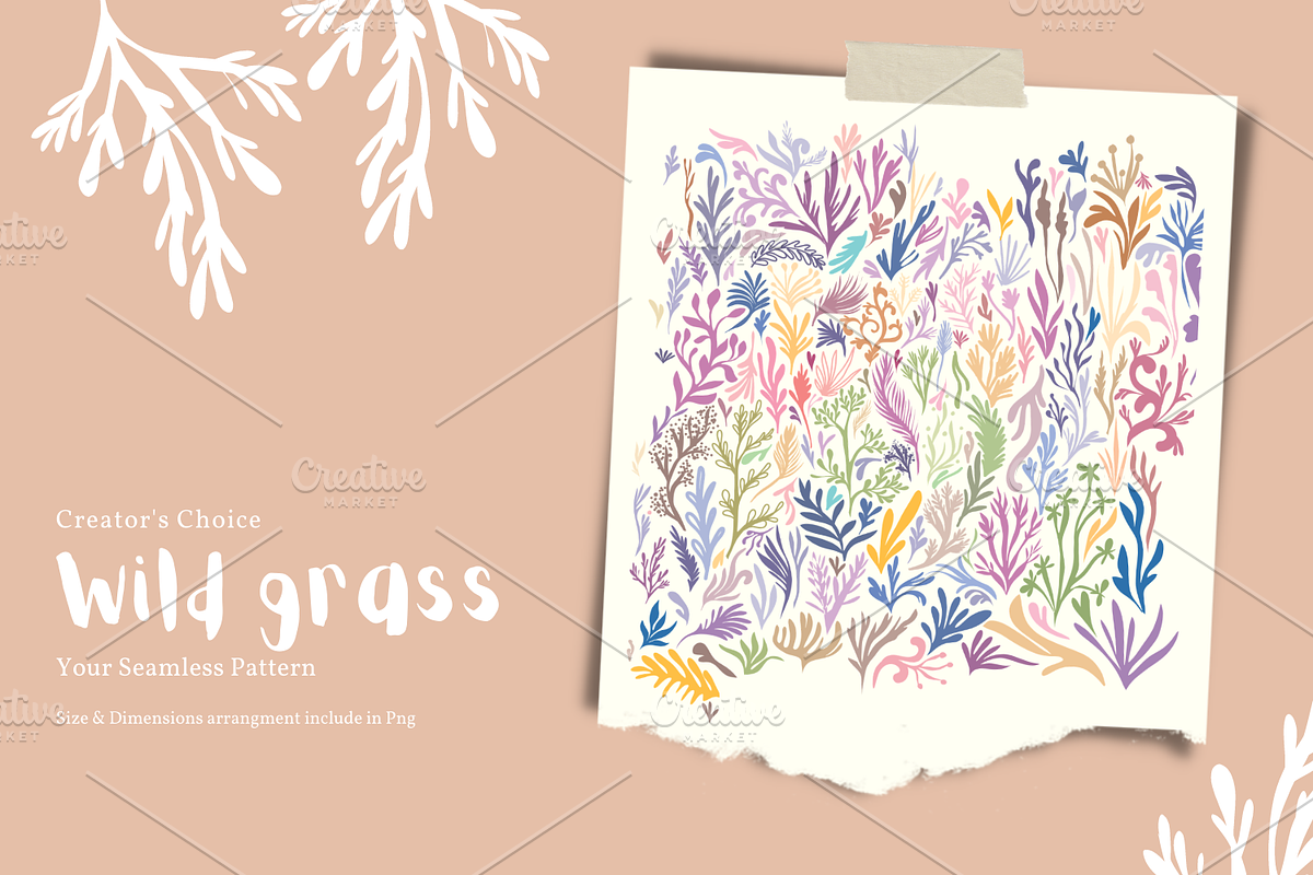 Wild Grass | Designer's Toolkit, an Illustration by ArtstudioByKhushbu (Photo 5 of 7)