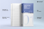 Standing Pharmaceutical Box Mockup, a Packaging Mockup by Ram Studio LLC (Thumbnail 11 of 12)