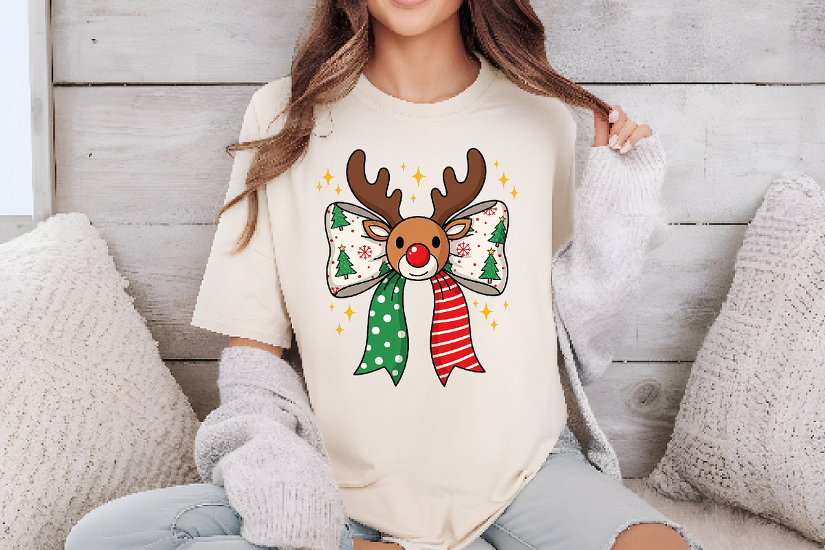 Christmas Reindeer Coquette Bow Png, an Icon by Dream Creation (Photo 5 of 5)