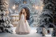 Christmas Forest backdrops, a Background Graphic by HappyNews (Thumbnail 9 of 12)