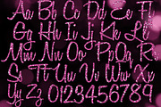 Pink Glitter Alphabet Clipart, an Object Graphic by Paper Element (Thumbnail 2 of 5)