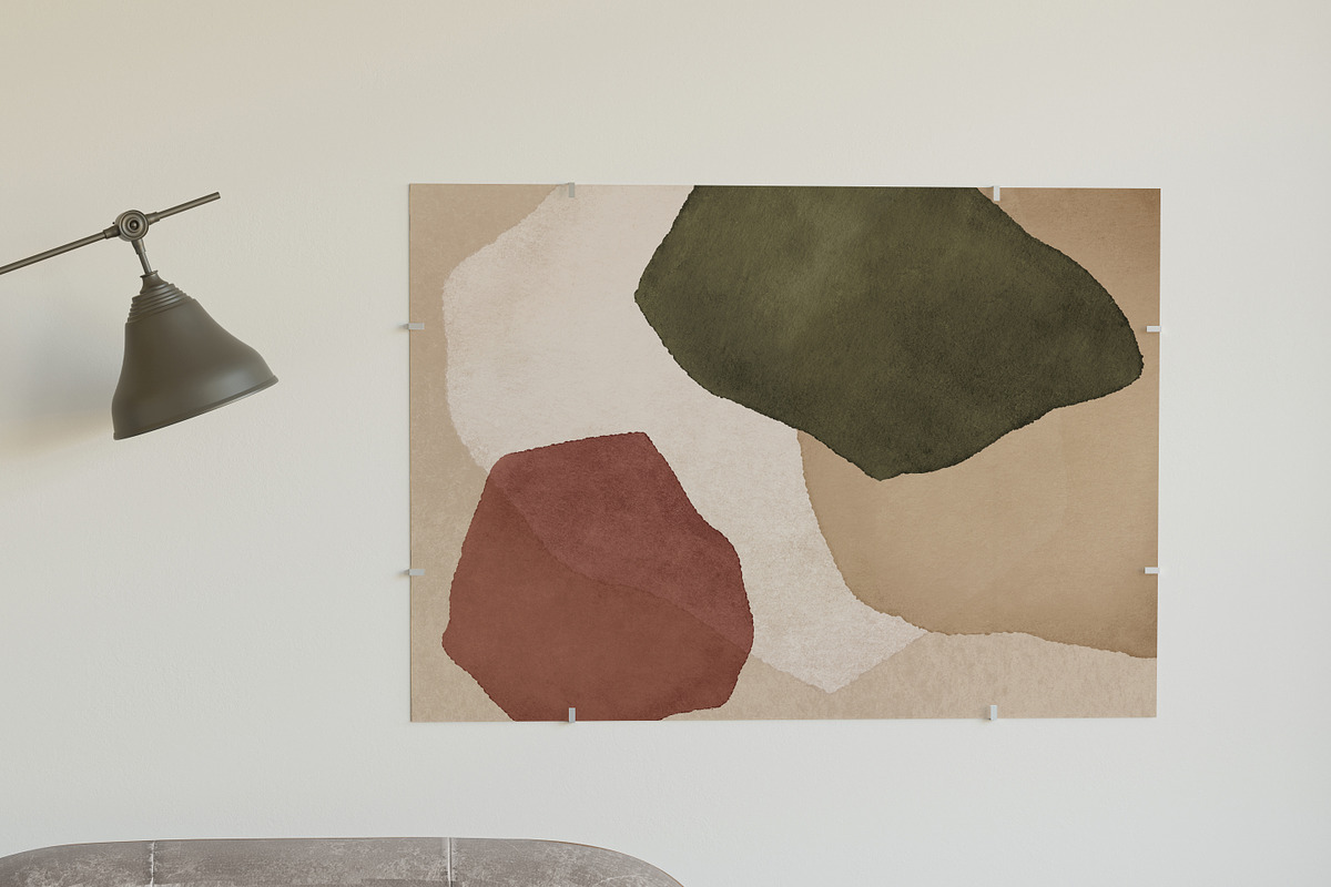 Abstract Watercolor Shapes Textures, a Texture Graphic by Veris Studio (Photo 4 of 12)