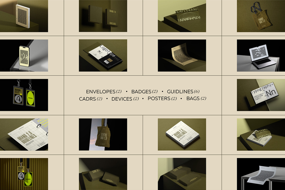 Corporate branding mockups, a Product Mockup by Creatoom (Photo 9 of 10)