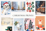 Christmas Wall Gallery Prints, a Graphic by SunnyAfternoons (Thumbnail 7 of 9)