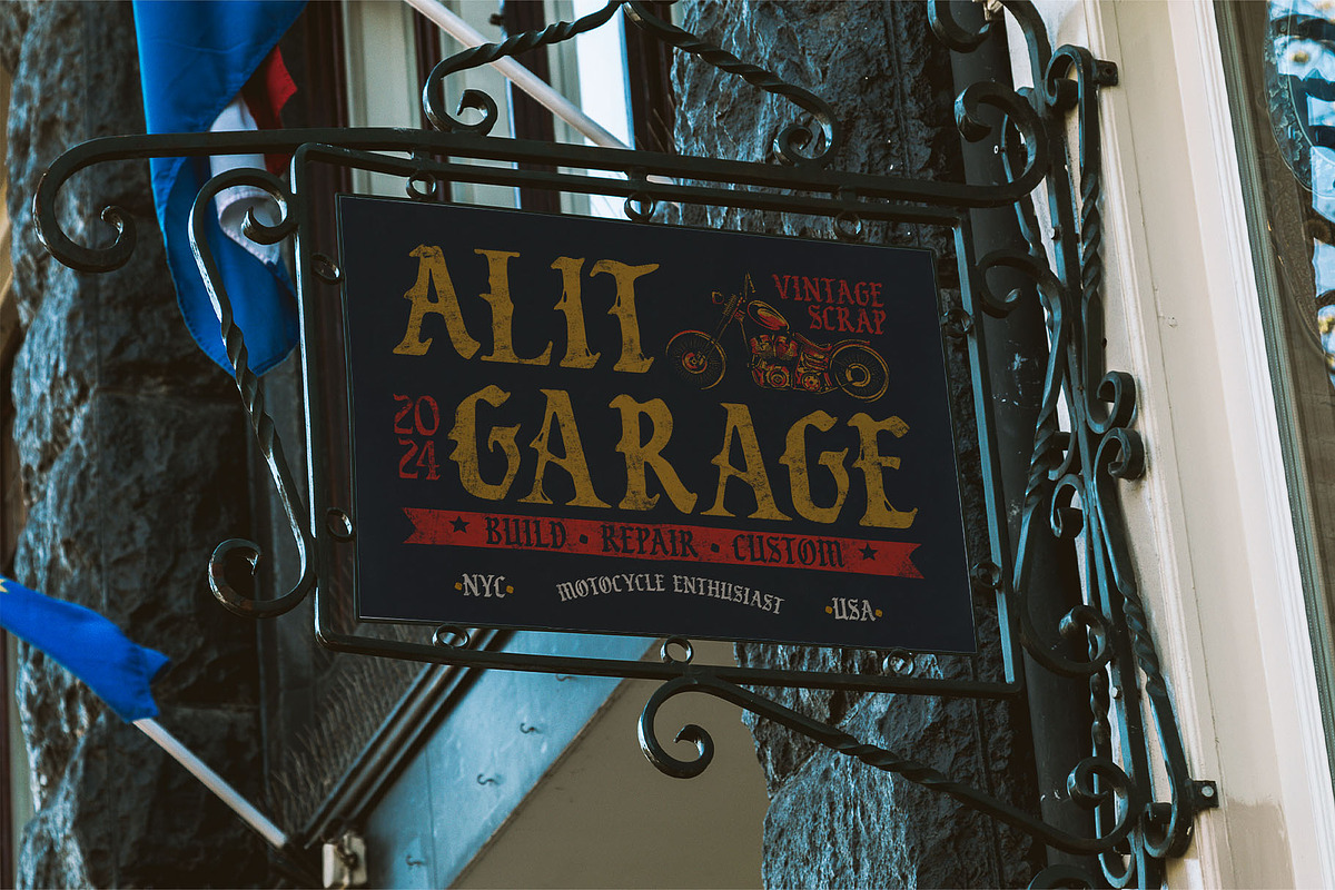 Black Poser Blackletter Typeface, a Blackletter Font by alit design (Photo 15 of 17)