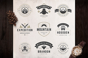 50 Outdoor Logos And Badges