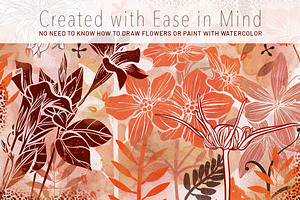 Floral Procreate Stamp Brushes 6